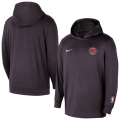 New York Knicks Authentic Practice Yoga Restore Dri-Fit Pullover Hoodie On Sale