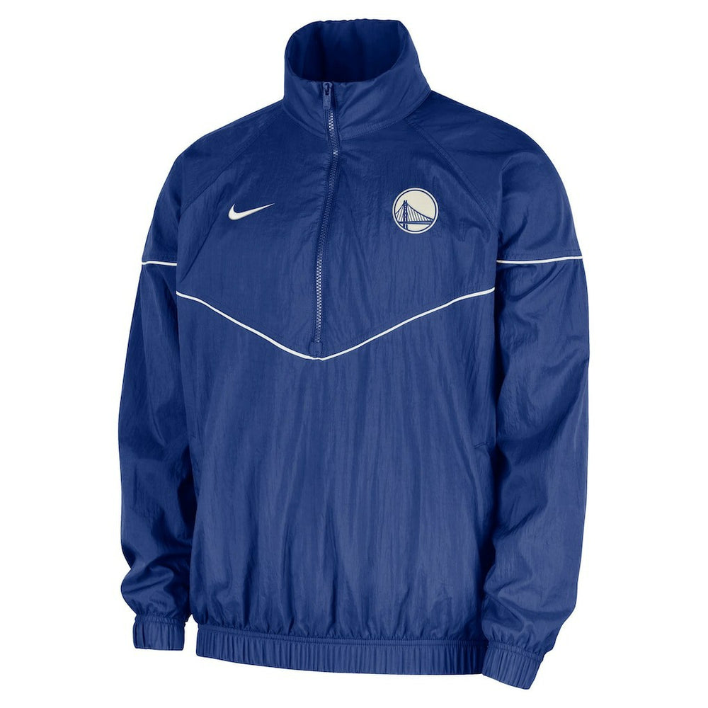 Golden State Warriors Courtside Windrunner Woven Half-Zip Hooded Jacket sale On Sale