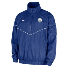 Golden State Warriors Courtside Windrunner Woven Half-Zip Hooded Jacket sale On Sale