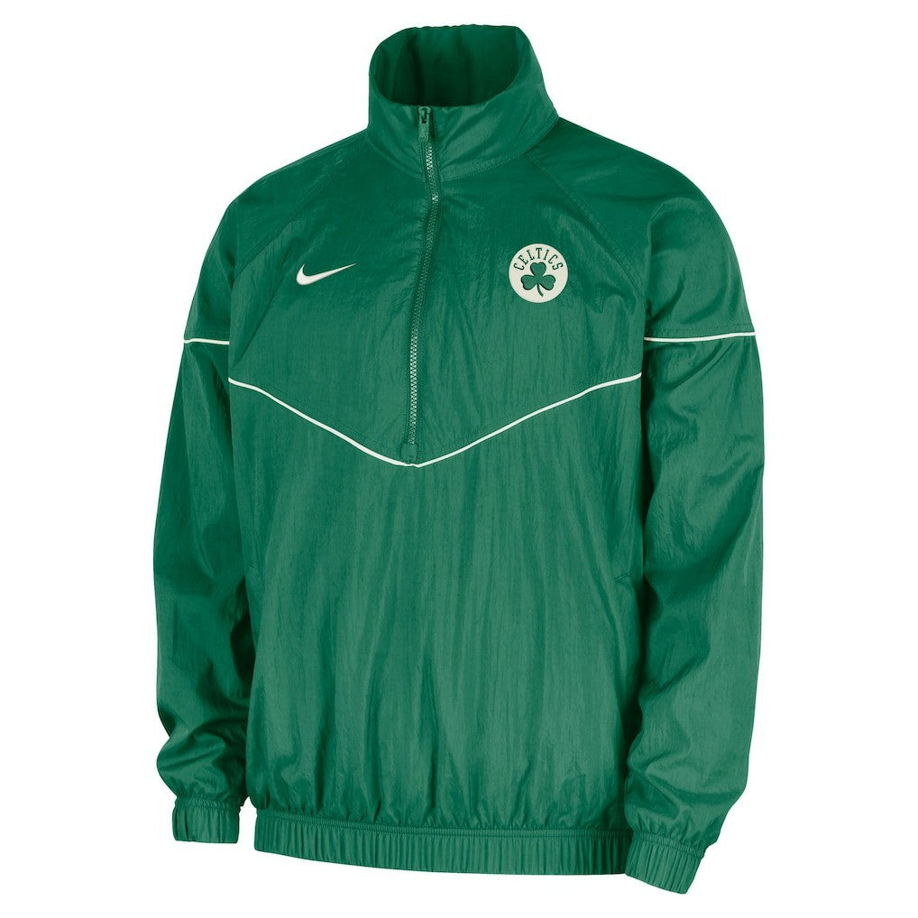 Boston Celtics Courtside Windrunner Woven Half-Zip Hooded Jacket For Sale