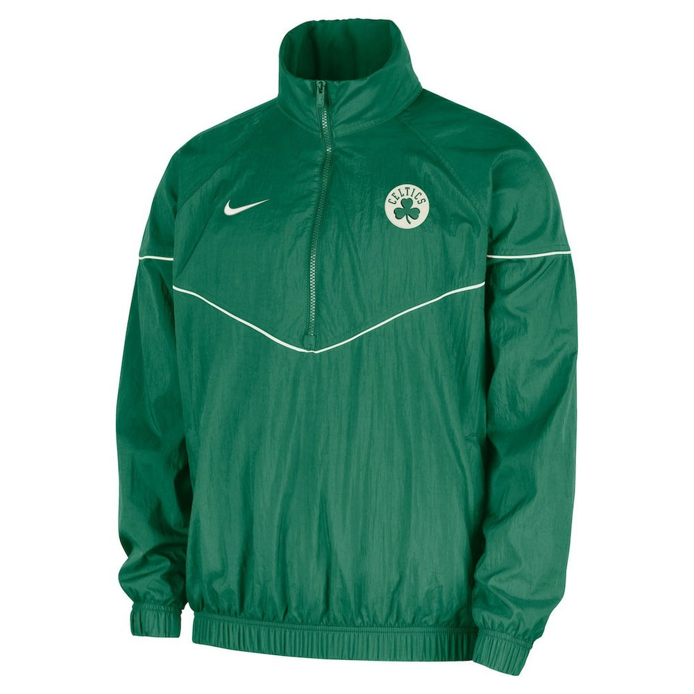 Boston Celtics Courtside Windrunner Woven Half-Zip Hooded Jacket For Sale