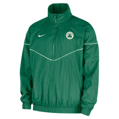 Boston Celtics Courtside Windrunner Woven Half-Zip Hooded Jacket For Sale