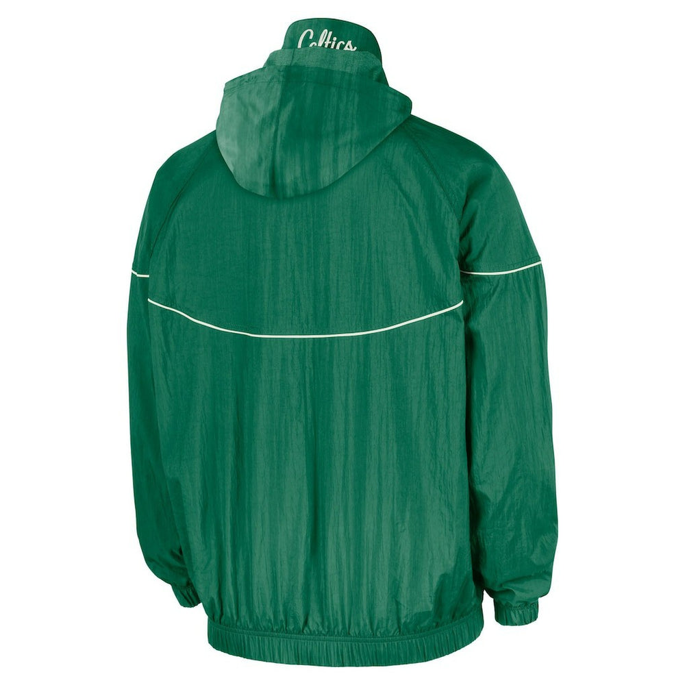 Boston Celtics Courtside Windrunner Woven Half-Zip Hooded Jacket For Sale