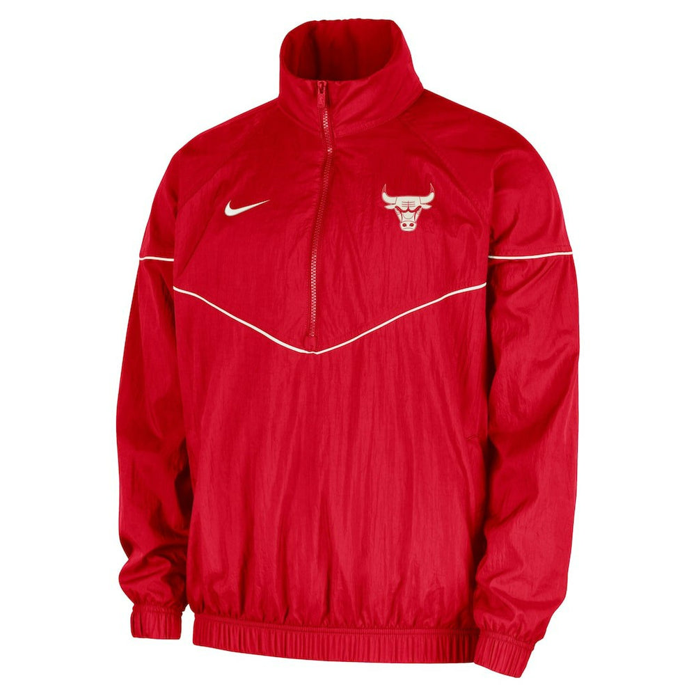 Chicago Bulls Courtside Windrunner Woven Half-Zip Hooded Jacket Online