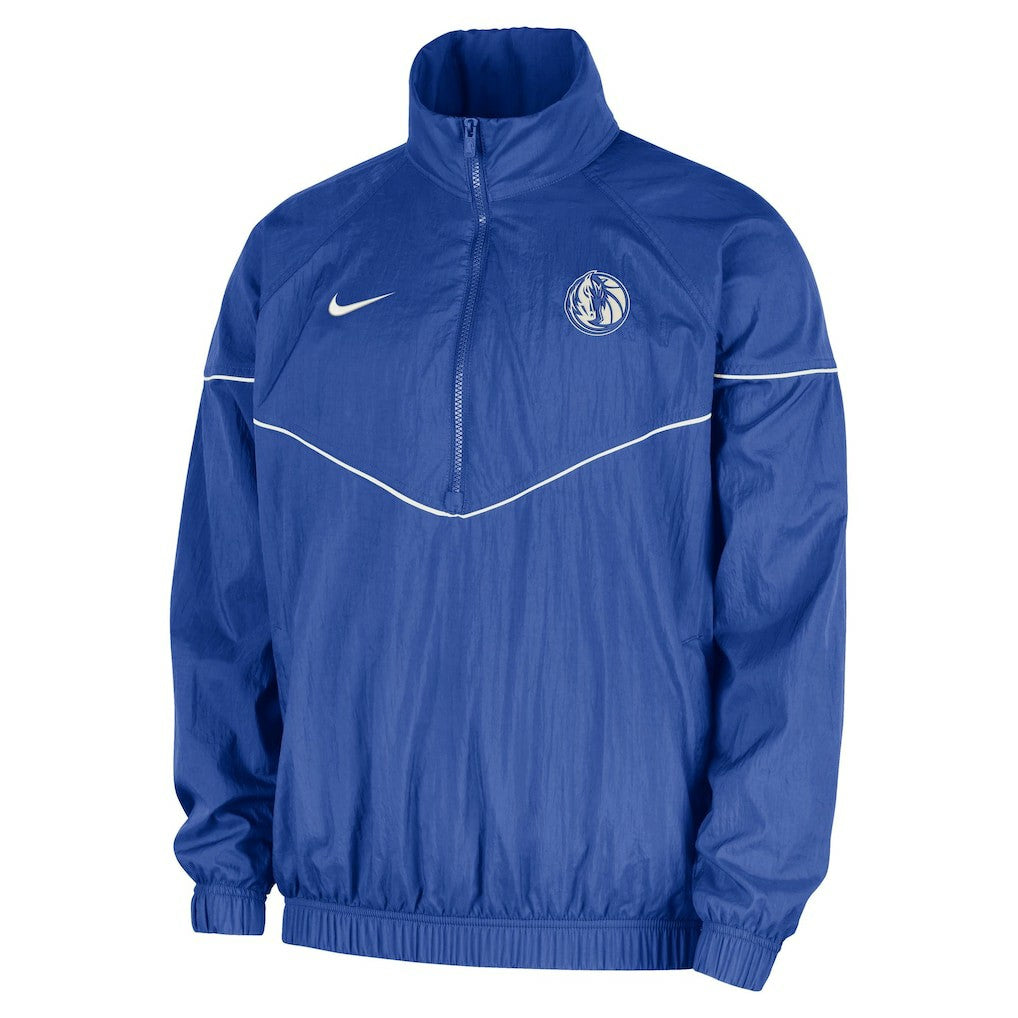 Dallas Mavericks Courtside Windrunner Woven Half-Zip Hooded Jacket sale Outlet