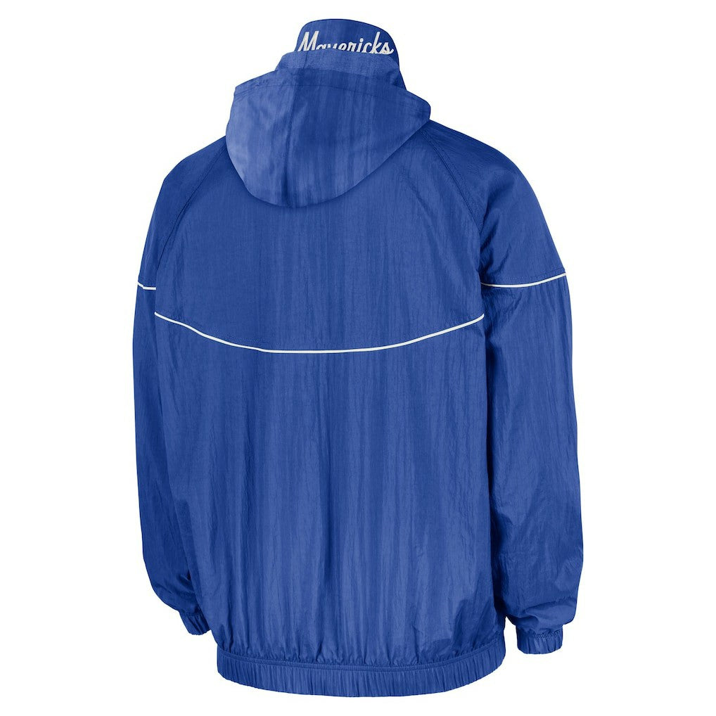 Dallas Mavericks Courtside Windrunner Woven Half-Zip Hooded Jacket sale Outlet
