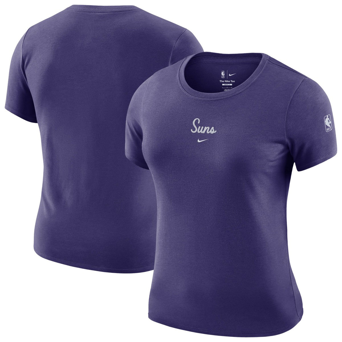 Phoenix Suns Women's Courtside Modest Cropped Tri-Blend T-Shirt On Sale