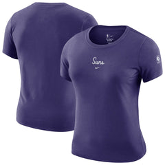 Phoenix Suns Women's Courtside Modest Cropped Tri-Blend T-Shirt On Sale