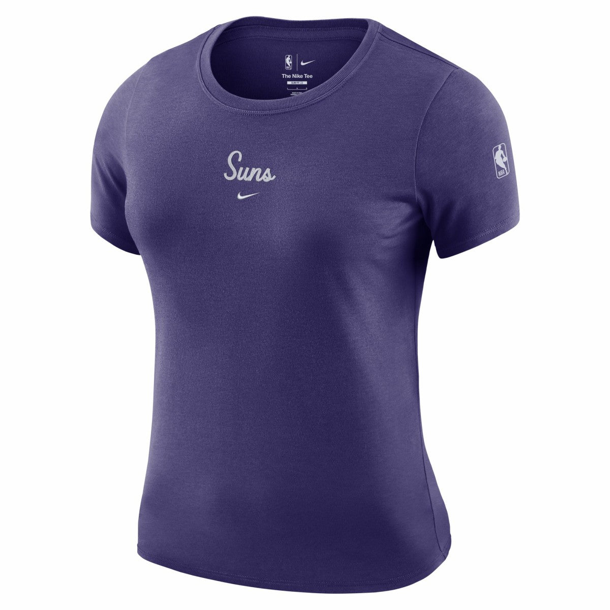 Phoenix Suns Women's Courtside Modest Cropped Tri-Blend T-Shirt On Sale
