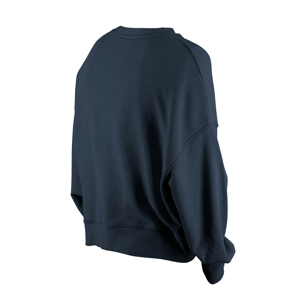Cleveland Guardians New Era Women's Boxy Mineral Wash Dolmen Sleeve Cropped Sweatshirt | MLB Discount