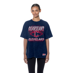 Cleveland Guardians New Era Women's Mineral Wash Oversized T-Shirt | MLB Shop
