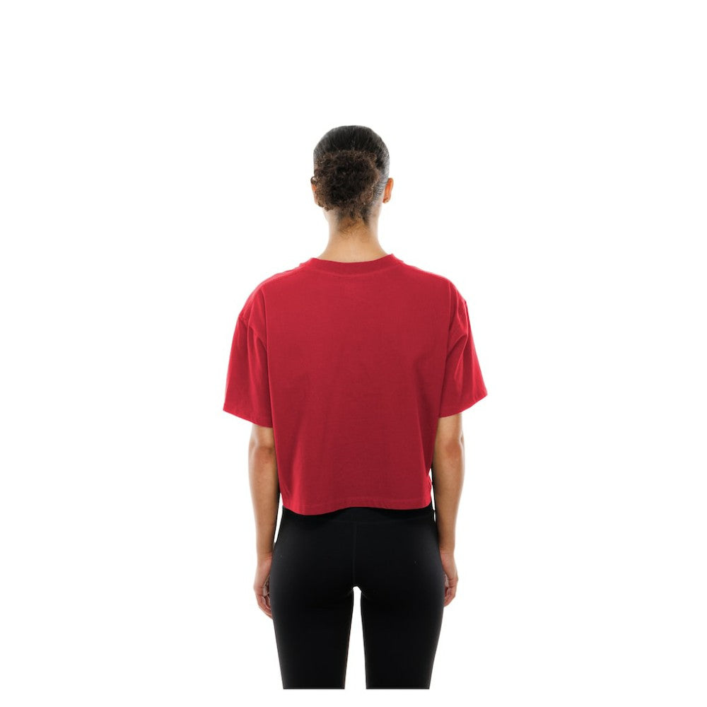 Philadelphia Phillies New Era Women's Boxy Foil Logo T-Shirt | MLB US