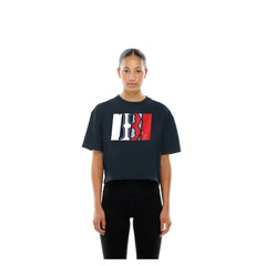Boston Red Sox New Era Women's Boxy Foil Logo T-Shirt | MLB Shop