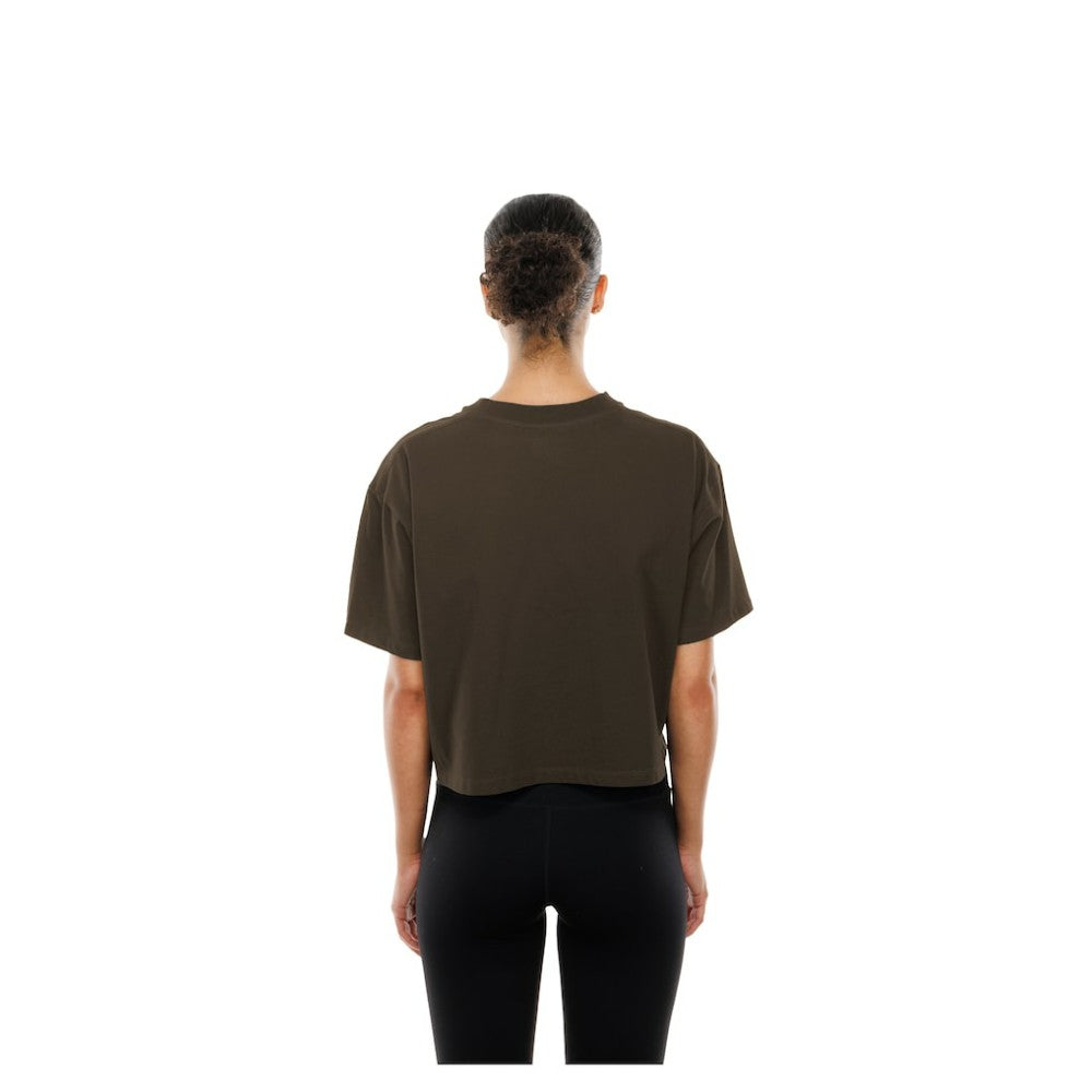 San Diego Padres New Era Women's Boxy Foil Logo T-Shirt | MLB Near me
