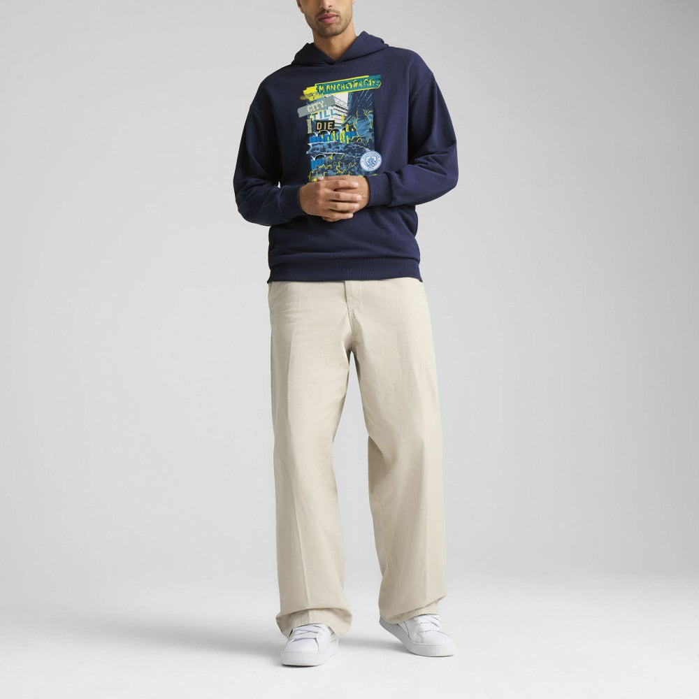 Manchester City ftblNRGY+ Pullover Hoodie Navy - Puma