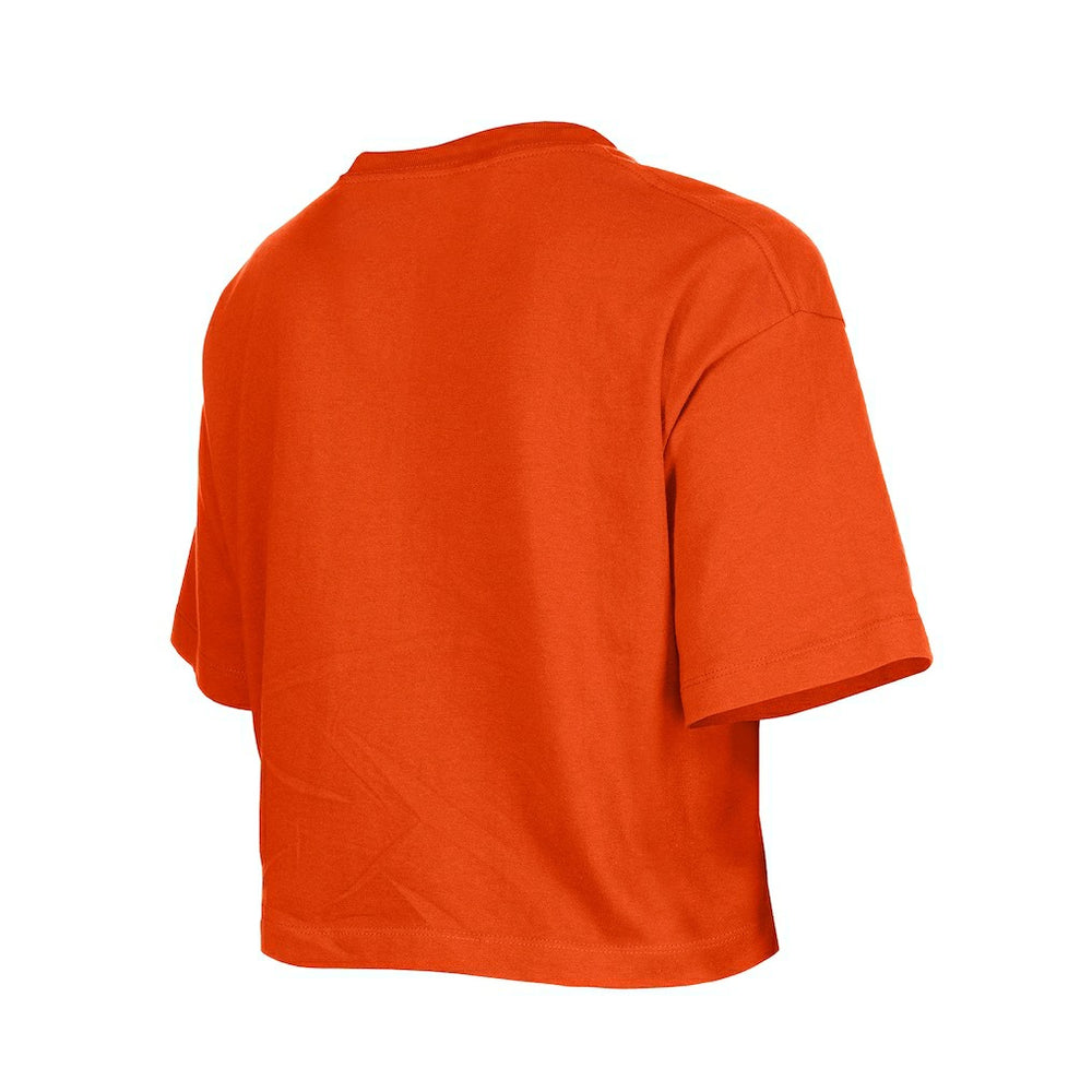 Cincinnati Bengals New Era Girl's Flip Sequin Boxy T-Shirt