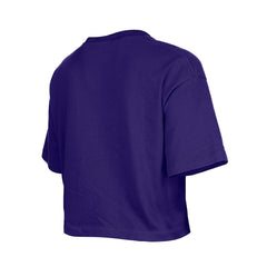 Minnesota Vikings New Era Girl's Flip Sequin Boxy T-Shirt