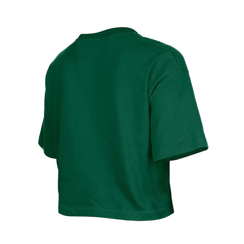 New York Jets New Era Girl's Flip Sequin Boxy T-Shirt