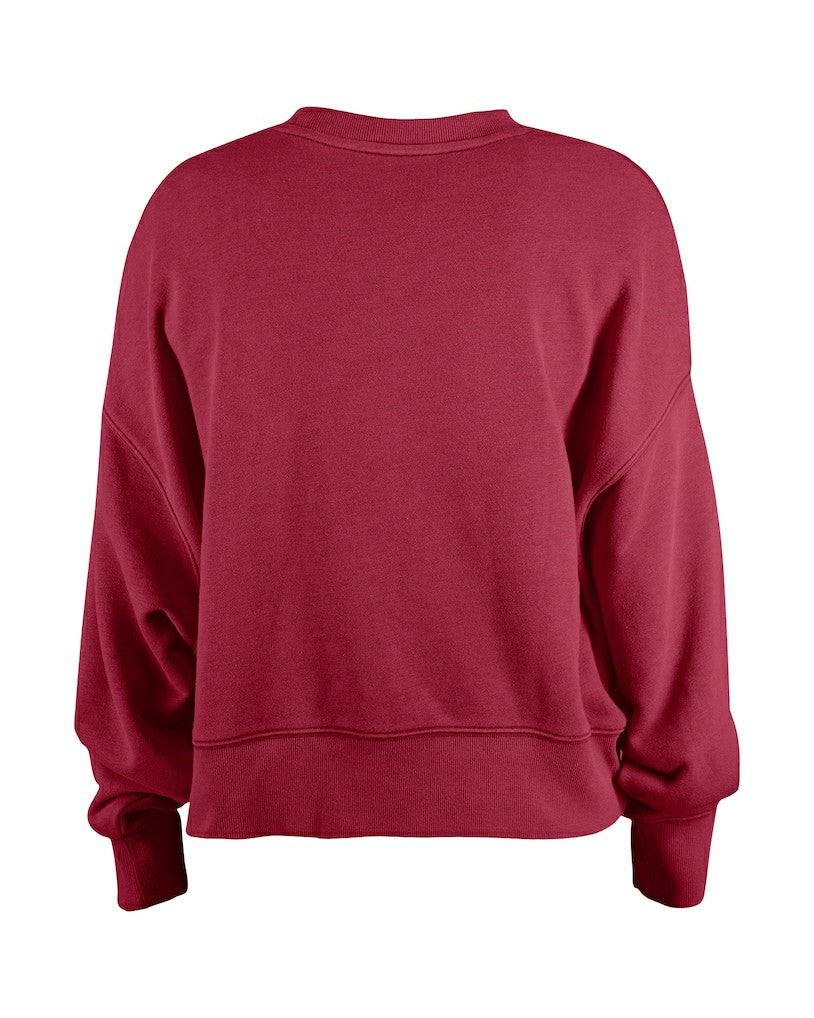 Washington Commanders New Era Girl's Flip Sequin Sweatshirt