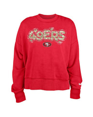 San Francisco 49ers New Era Girl's Flip Sequin Sweatshirt