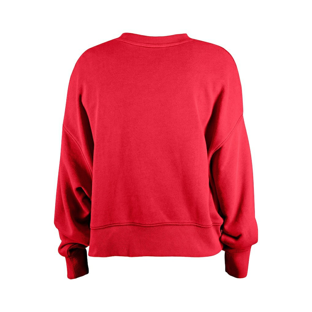 Kansas City Chiefs New Era Girl's Flip Sequin Sweatshirt