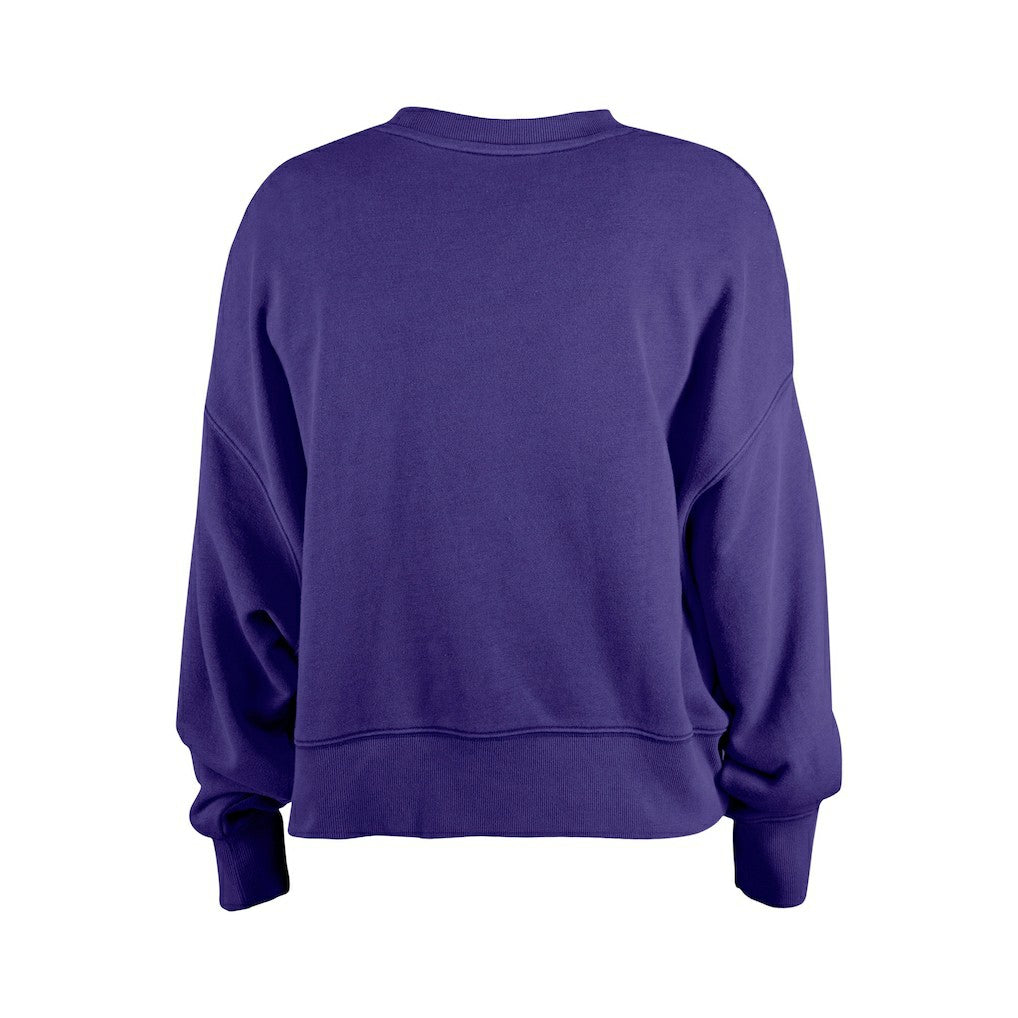 Minnesota Vikings New Era Girl's Flip Sequin Sweatshirt