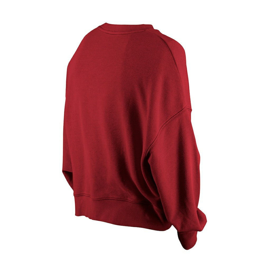 Washington Commanders New Era Women's Oversized Throwback Mineral Wash Crew Neck Sweatshirt