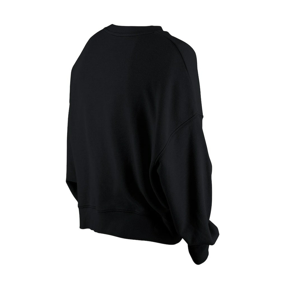 Philadelphia Eagles New Era Women's Oversized Throwback Mineral Wash Crew Neck Sweatshirt