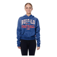 Buffalo Bills New Era Women's Throwback Boxy Hoodie Sweatshirt