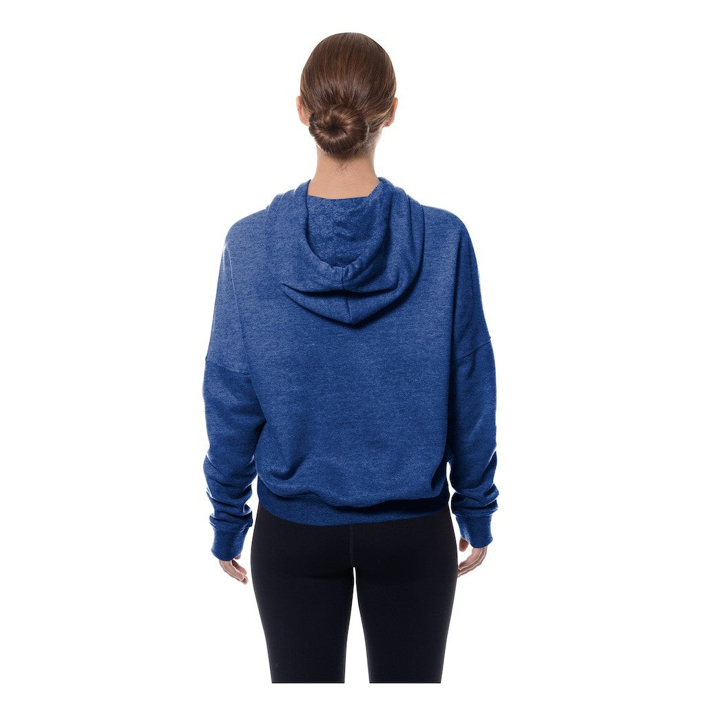 Buffalo Bills New Era Women's Throwback Boxy Hoodie Sweatshirt
