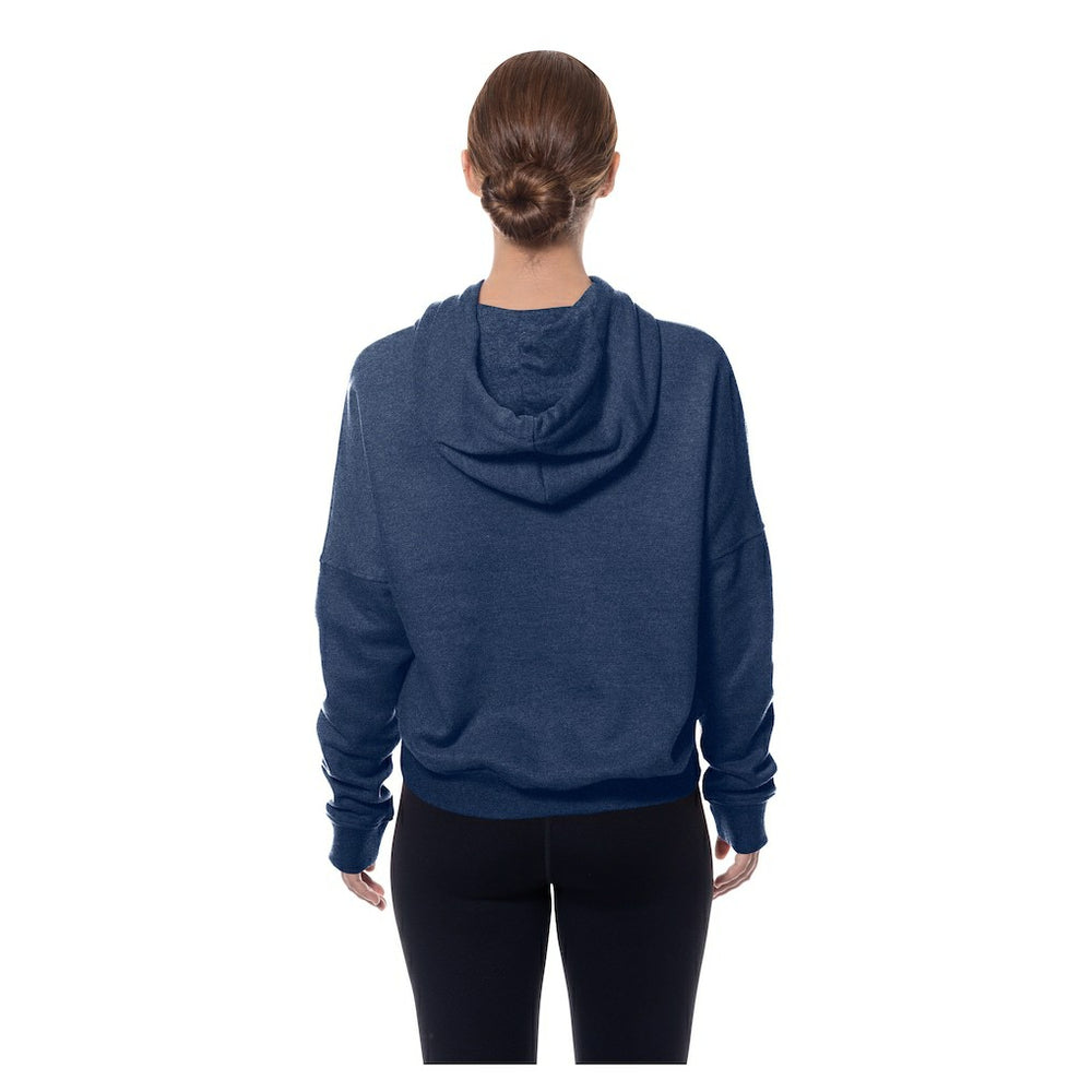 Chicago Bears New Era Women's Throwback Boxy Hoodie Sweatshirt