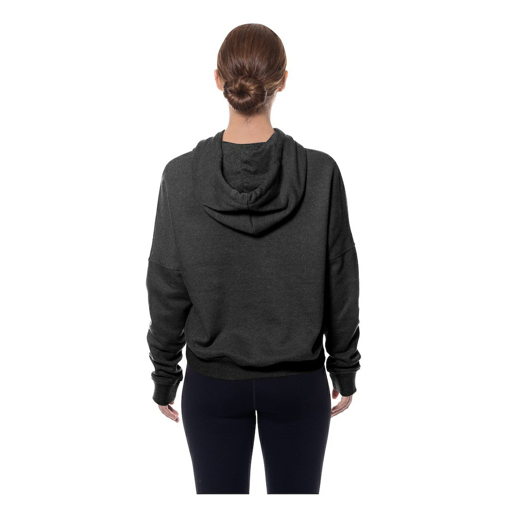 Pittsburgh Steelers New Era Women's Throwback Boxy Hoodie Sweatshirt