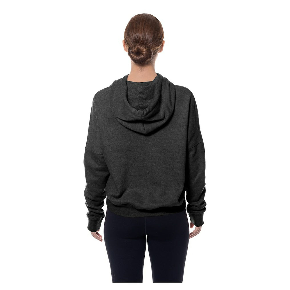 Pittsburgh Steelers New Era Women's Throwback Boxy Hoodie Sweatshirt