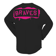 Atlanta Braves Fanatics Women's Neon Jersey Long Sleeve T-Shirt | MLB Shop