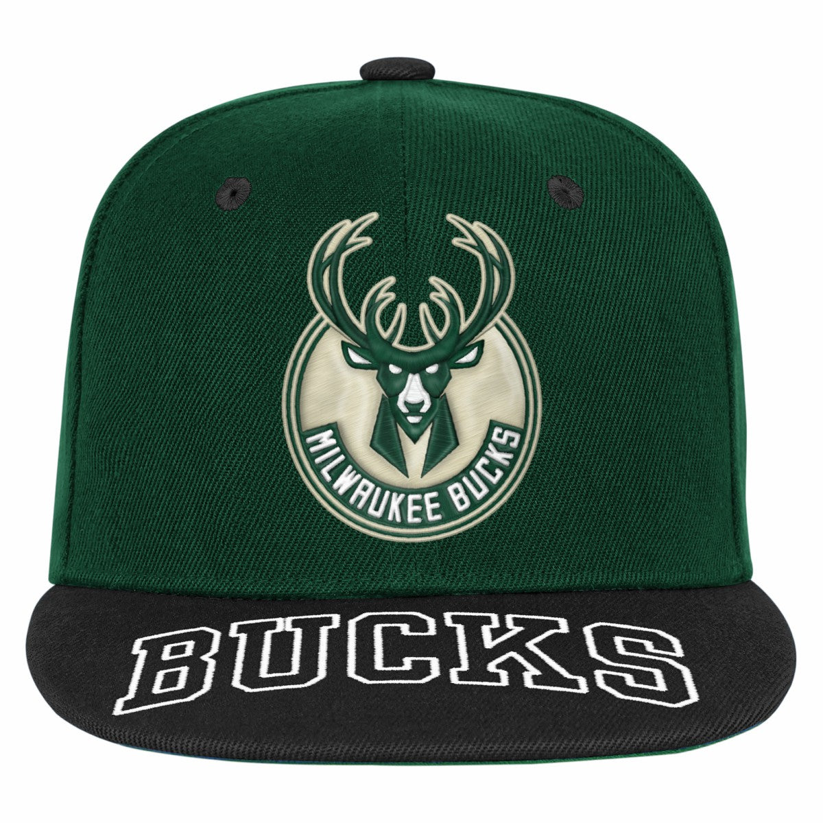 Milwaukee Bucks Outerstuff Youth Two-Tone Snapback Hat Online