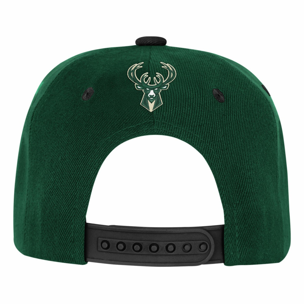 Milwaukee Bucks Outerstuff Youth Two-Tone Snapback Hat Online