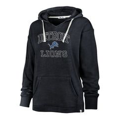 Detroit Lions 47 brand '47 Women's Plus Size Clarity Kennedy Pullover Hoodie