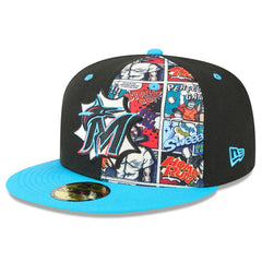 Miami Marlins New Era 2025 MLB Diamond Hero Edition 59FIFTY Fitted Hat | MLB On Sale