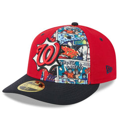Washington Nationals New Era 2025 MLB Diamond Hero Edition Low Profile 59FIFTY Fitted Hat | MLB Discount