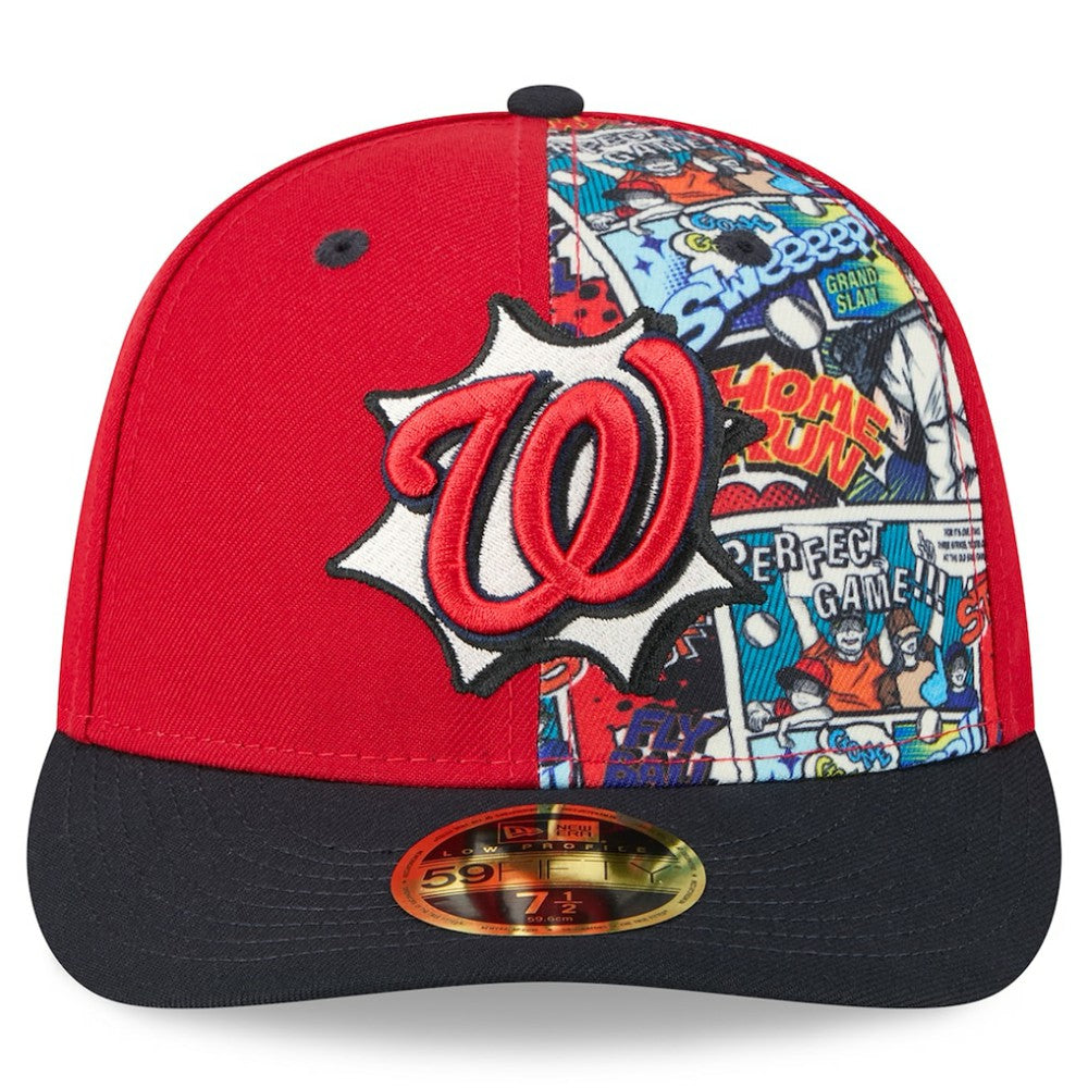 Washington Nationals New Era 2025 MLB Diamond Hero Edition Low Profile 59FIFTY Fitted Hat | MLB Discount