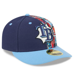Tampa Bay Rays New Era 2025 MLB Diamond Hero Edition Low Profile 59FIFTY Fitted Hat | MLB Discount