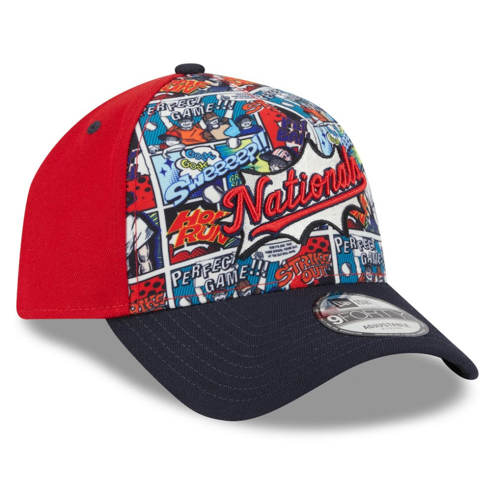Washington Nationals New Era Youth 2025 MLB Diamond Hero Edition A-Frame 9FORTY Adjustable Hat | MLB Outlet