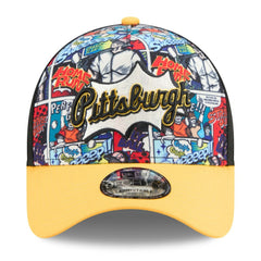 Pittsburgh Pirates New Era Youth 2025 MLB Diamond Hero Edition A-Frame 9FORTY Adjustable Hat | MLB Discount