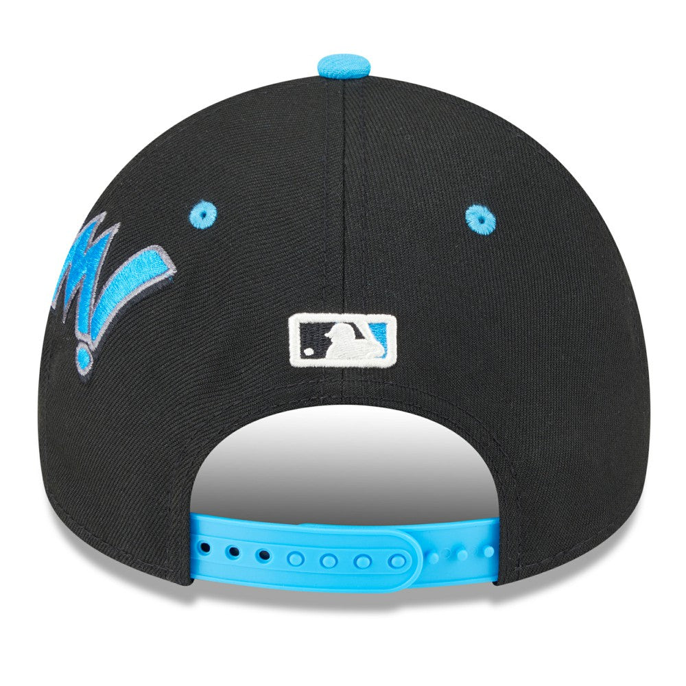 Miami Marlins New Era Youth 2025 MLB Diamond Hero Edition A-Frame 9FORTY Adjustable Hat | MLB Outlet