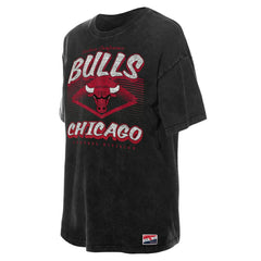 Chicago Bulls Women's Throwback Mineral Wash Oversized T-Shirt sale Online