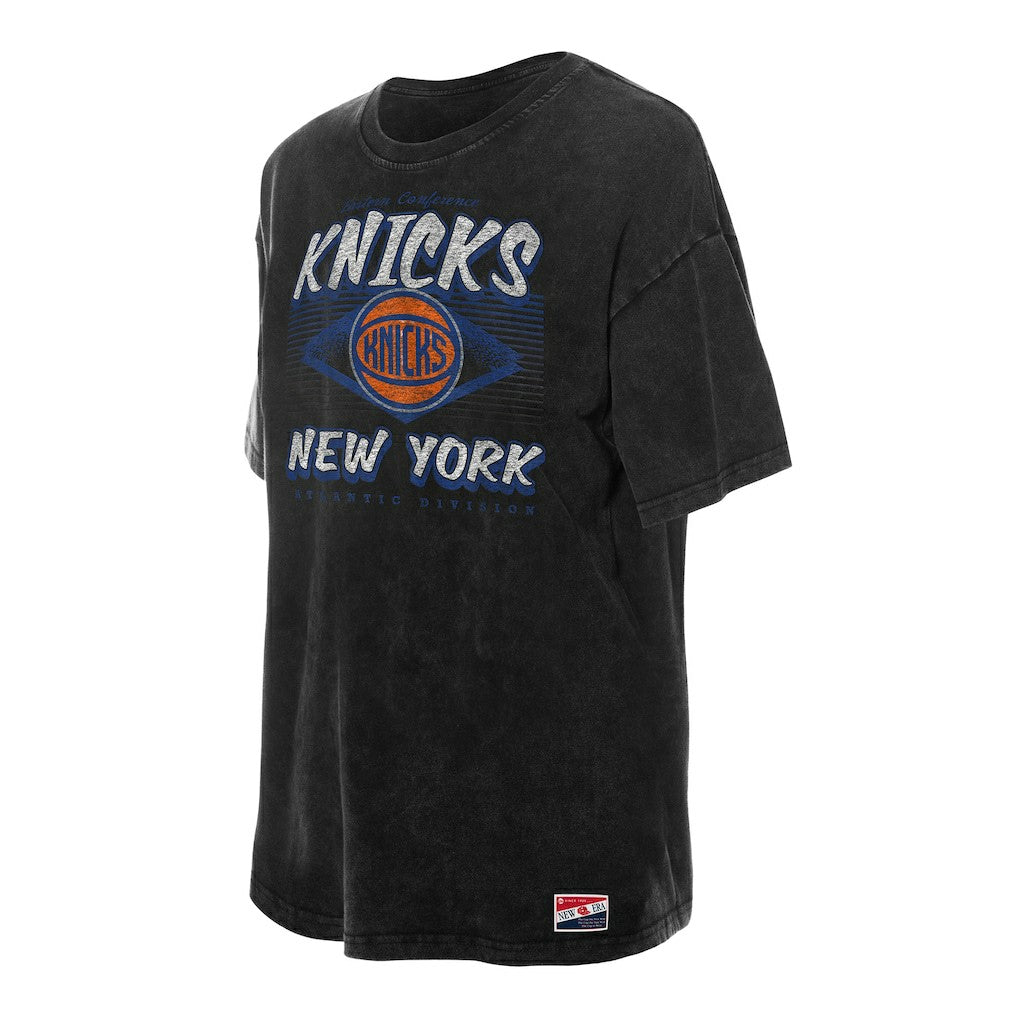 New York Knicks Women's Throwback Mineral Wash Oversized T-Shirt Online