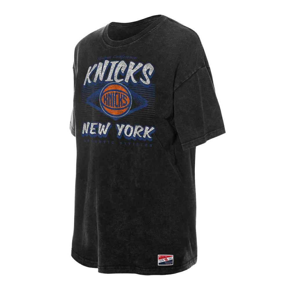 New York Knicks Women's Throwback Mineral Wash Oversized T-Shirt Online
