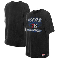 Philadelphia 76ers Women's Throwback Mineral Wash Oversized T-Shirt Online