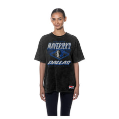 Dallas Mavericks Women's Throwback Mineral Wash Oversized T-Shirt sale Online