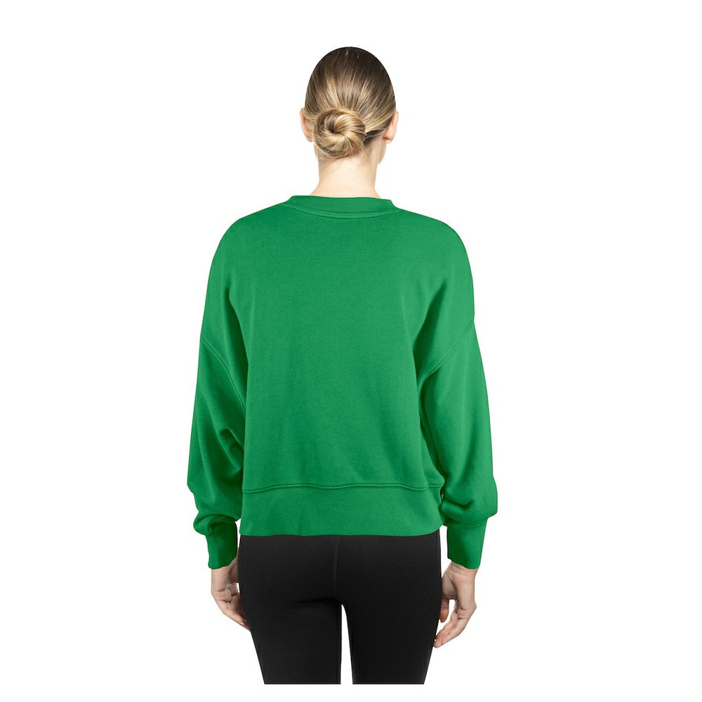 Boston Celtics Women's Boxy Throwback Mineral Wash Sweatshirt Discount